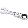 9/16" Stubby Flex Head V-Groove Combination Ratcheting Wrench - image 1