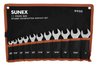 11 Pc. SAE Stubby Combination Wrench Set Compact design for maximum access in confined areas - image 2