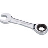 12mm Stubby V-Groove Combination Ratcheting Wrench - image 1
