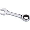 13mm Stubby V-Groove Combination Ratcheting Wrench - image 1