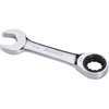 9/16" Stubby V-Groove Combination Ratcheting Wrench - image 1