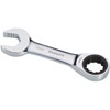 19mm Stubby V-Groove Combination Ratcheting Wrench - image 1