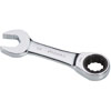 5/8" Stubby V-Groove Combination Ratcheting Wrench - image 1