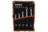 5 Pc. Fully Polished Metric Double Box Wrench Set - image 2