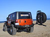 Smuggler Rear Bumper with Dual Directional Tire Carrier 2007-2013 Wrangler JK 2 & 4-Door