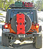 Smuggler Rear Bumper with Tuff n EZ Tire Carrier 2007-2013 Wrangler JK 2 & 4-Door