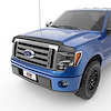 303375 Superguard Hood Guard, 09-14 Ford F-150, Dark Smoke Finish - image 1