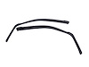 563191 In-Channel Window Visors, Front Pair, Dark Smoke Finish