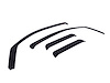 571505 In-Channel Window Visors, Front & Rear Set, Matte Black Finish - image 1