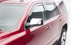 571861 In-Channel Window Visors, Front & Rear Set, Dark Smoke Finish - image 2