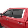 571891 In-Channel Window Visors, Front & Rear Set, Dark Smoke Finish - image 4