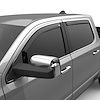 572961 In-Channel Window Visors, Front & Rear Set, Dark Smoke Finish