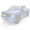 573495 In-Channel Window Visors, Front & Rear Set, Matte Black Finish - image 3