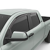 575091 In-Channel Window Visors, Front & Rear Set, Dark Smoke Finish