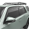 575221 In-Channel Window Visors, Front & Rear Set, Dark Smoke Finish