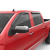 641671 Tape-On Window Visors, Front & Rear Set, Dark Smoke Finish - image 1