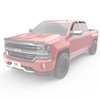 641671 Tape-On Window Visors, Front & Rear Set, Dark Smoke Finish - image 3
