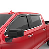 641691 Tape-On Window Visors, Front & Rear Set, Dark Smoke Finish - image 1