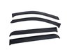 643391 Tape-On Window Visors, Front & Rear Set, Dark Smoke Finish - image 2