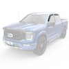 643491 Tape-On Window Visors, Front & Rear Set, Dark Smoke Finish - image 3