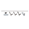 94 Series Carburetor Straight Throttle Linkage Kit for Triple Carb Set-up - image 1