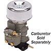 Chrome Air Cleaner Assembly for 94 Series Carburetor - image 2