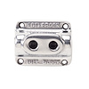 Firewall Mounted Dual Outlet Fuel Block Polished
