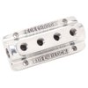 Firewall Mounted Quad Outlet Fuel Block Polished - image 2