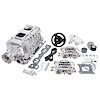 E-Force Enforcer RPM Dual Quad Polished Supercharger Kit for Small Block Chevy with Vortec Heads Includes Carburetors - image 1
