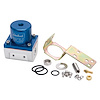 EFI Adjustable Fuel Pressure Regulator 180 GPH with -6AN Inlet/Outlet/Bypass in Blue Finish - image 1