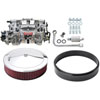 Thunder Series AVS 500 CFM Electric Choke Carburetor Kit with Chrome Accessories - image 1