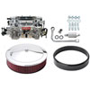Thunder Series AVS 650 CFM Manual Choke Carburetor Kit with Chrome Accessories - image 1