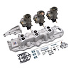 Vintage 94 Series Triple Carburetor and Manifold Kit 1938-1948 Ford Flathead V8 - image 1