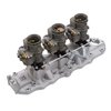 Vintage 94 Series Triple Carburetor and Manifold Kit 1938-1948 Ford Flathead V8 - image 3