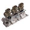 Vintage 94 Series Triple Carburetor and Manifold Kit for 1955-1986 Small Block Chevy - image 1