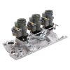 Vintage 94 Series Triple Carburetor and Manifold Kit for 1955-1986 Small Block Chevy with Vortec Heads - image 3