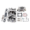 Single-Quad Air-Gap Manifold and Carburetor Kit for Small Block Chevy 1955-1986 with Endurashine Finish - image 1