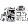 Single-Quad Air-Gap Manifold and Carburetor Kit for Small Block Chevy 1955-1986 with Endurashine Finish - image 2