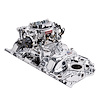 Single-Quad Performer Manifold and Carburetor Kit for Oval Port Big Block Chevy with Endurashine Finish - image 1