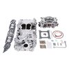 Single-Quad Performer Manifold and Carburetor Kit for Oval Port Big Block Chevy with Endurashine Finish - image 2