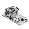 Single-Quad Performer Manifold and Carburetor Kit for Oval Port Big Block Chevy with Endurashine Finish - image 4