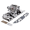 Single-Quad RPM Manifold and Carburetor Kit for Rectangle Port Big Block Chevy with Endurashine Finish - image 1