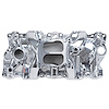 Performer Small Block Chevy Intake Manifold Polished for 1987-95 Cast Iron Heads - image 1