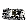 2161-BP Performer 2-O Intake Manifold for 1965-1990 Big Block Chevy Engines w/Oval Port Heads [Black Plasma Finish] - image 1