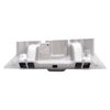 2475 Six-Pack Intake Manifold for Chrysler 413-426-440 Big Block V8, For "RB" (Wedge) Engines with 3x2-brl Carburetors [Satin] - image 4