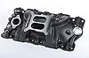 Performer EPS Black Intake Manifold for Small Block Chevy with Installation Kit - image 3
