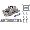 Super Victor Vortec Bowtie Intake Manifold Small Block for Small Block Chevy with Installation Kit - image 1