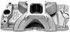 Victor Jr. High-Port Intake Manifold Small Block Chevy Raised Port 23° Cylinder Heads - image 1
