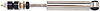 1928-48 Mustang II Axle - Chrome Finish Front 36mm - image 1