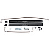 Fuel Injector Rail Kit for Chrysler Gen III HEMI with Victor II EFI Manifold [-6 AN Black] - image 1